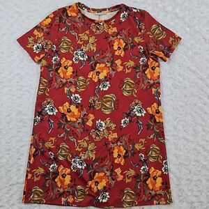 Zara Size Medium Trafaluc Floral Dress Autumn Fall Womens